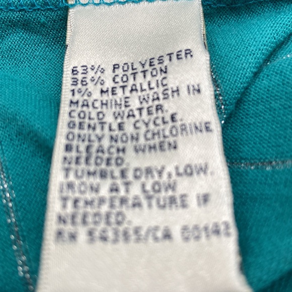 Allison Daley Mock Turtleneck L/S Shirt Size LP - Picture 4 of 6